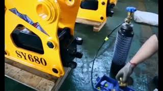 How to fill break hammer with nitrogen Workshop 101 Sb Hammer Nitrogen Refill Procedure