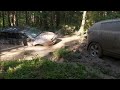 Беспощадное рубилово на кроссоверах в грязи! Kia Sportage, VW Tiguan, Nissan X-Trail, Duster и др.