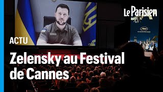 Festival de Cannes : «Le cinéma n'est pas muet», tance Zelensky lors de la cérémonie d'ouverture