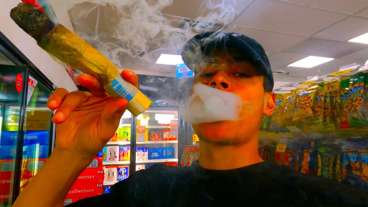 CELEBRATING WITH A HUMONGOUS CIGAR