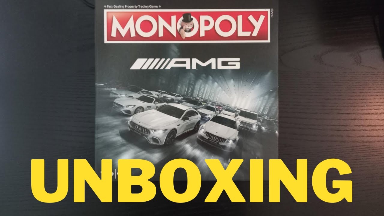 Mercedes-AMG Monopoly - UNBOXING - YouTube