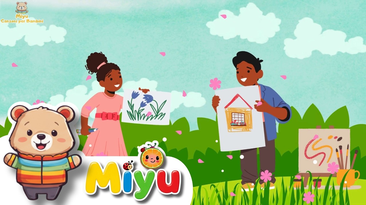 🎵✨ 7 CANZONI MAGICHE per BAMBINI! Impara Parti del Corpo, Stagioni, Animali e Colori con Miyu 🎨🐸