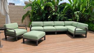Versatile 7-pc Luxury Outdoor Sectional Furniture Flexible Configurations B2B Importers Distributors