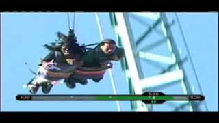 Autumn & Javon on the Dive Devil at Six Flags (Los Angeles, California)
