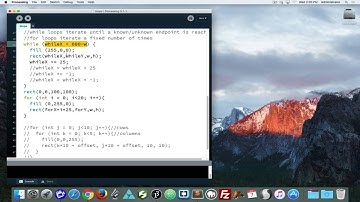 Programming W3: loops, functions, classes