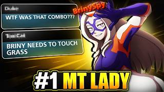 What The #1 Mt Lady Player Looks Like! (HE COOKED) My Hero Ultra Rumble