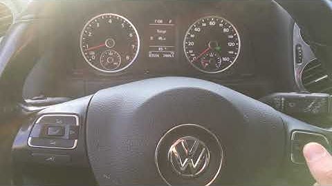 Set Speed Warning VW Tiguan (2008-2016)