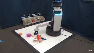 Surface decluttering by simulation to reality transfer and Fog Robotics