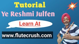 Ye Reshmi Julfen Song Notations For Flute And Piano