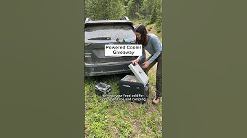 How to keep your food cold for road trips and camping | Dometic Powered Cooler (details in comments)