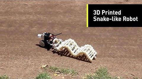Meet The 3D Printed Robot That Can Crawl, Climb, And Swim