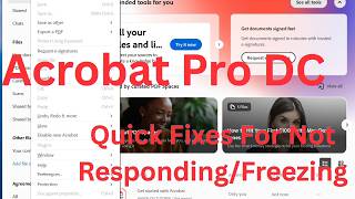 Solve Adobe Acrobat Pro DC Not Responding Error | Adobe Acrobat Pro DC Freezing? Here’s the Fix!