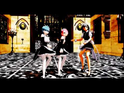 【re:東方MMD】咲夜・レム・ラムでWAVE