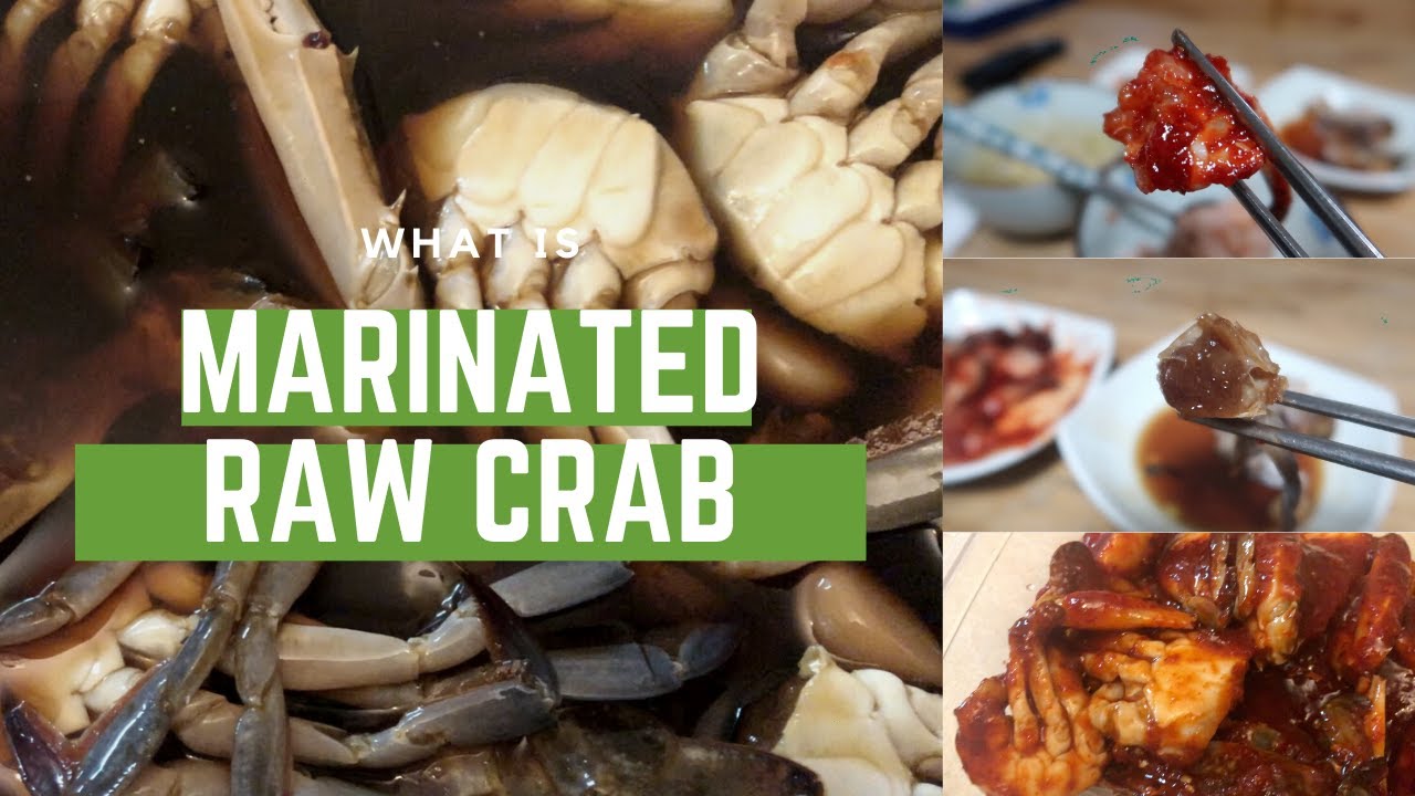 Korean Food Marinated raw crab (ft. soy sauce & spicy) 간장게장과 양념게장