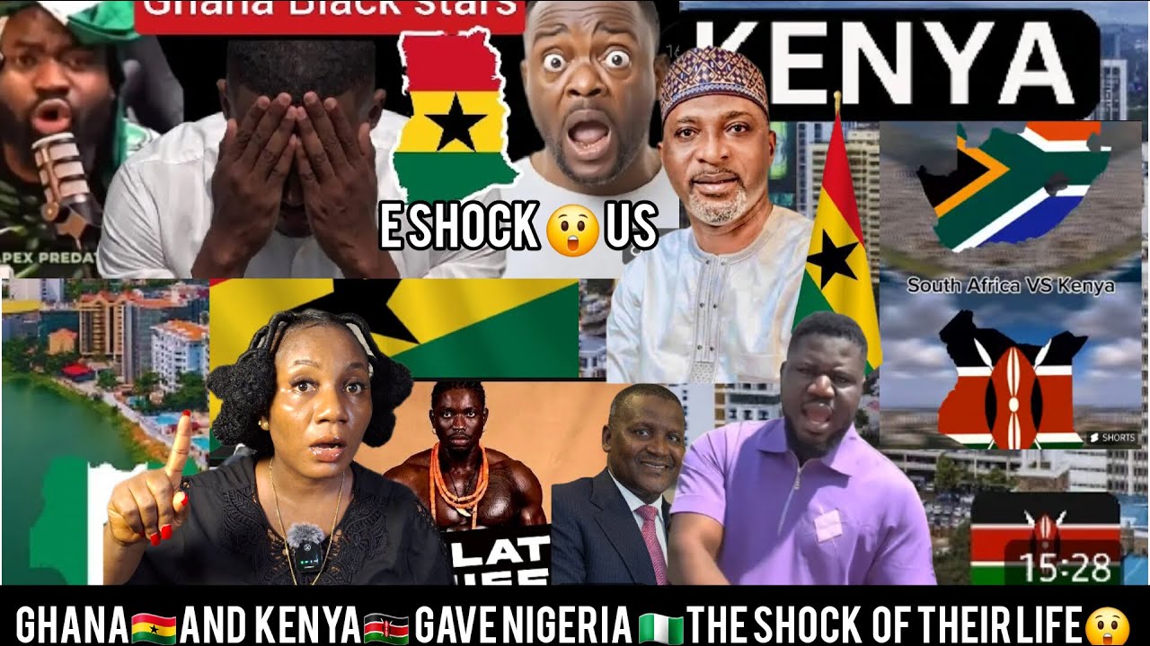 НИГЕРИЙЦЫ🇳🇬В ШОКЕ, ПЕРЕЖИВАЯ ЭТО В ГАНЕ🇬🇭&КЕНИИ🇰🇪😲😳🙆