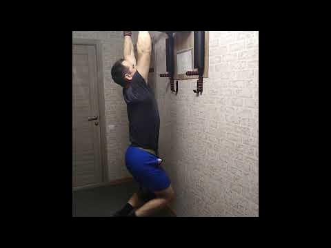 Подтягивания с гирей 16