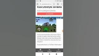 How to Download and install Kasi Lifestyle 3D Beta on Android free