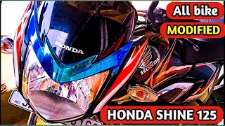 #Hondashine #IrfanartDumka #bs6
 shine 125 modified️ custom stickers ️ shine SP 125