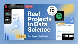 Real World Data Science Projects with Netflix, Amazon & Spotify | Step-by-Step Hands-On | Week 10