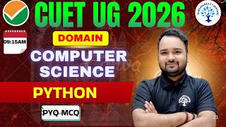 CUET UG 2026 PYTHON PYQ MCQ (COMPUTER SCIENCE) #CUETUG2026 #pyhton #computerscience #database #bhu