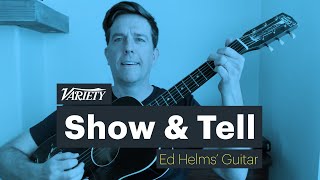 Ed Helms Shows Off His Gene Autry Guitar