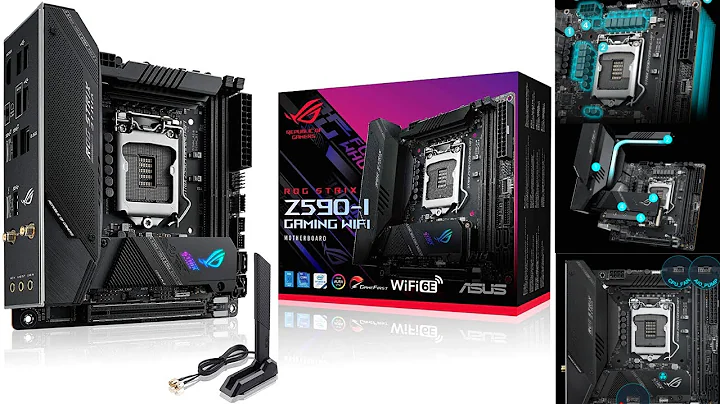 ROG Strix Z590-I Gaming WiFi 6E LGA 1200 (Intel® 11th/10th Gen) mini ITX gaming motherboard