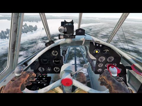 Видео: Вылет на Пе-2-83 в VR шлеме в War Thunder. СБ режим.