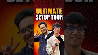 Triggered Insaan Vs Sourav Joshi Setup Tour #souravjoshi #triggeredinsaan #shorts #viral #ytshorts