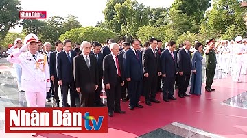Lãnh đạo Đảng, Nhà nước dâng hương tưởng niệm các anh hùng liệt sĩ
