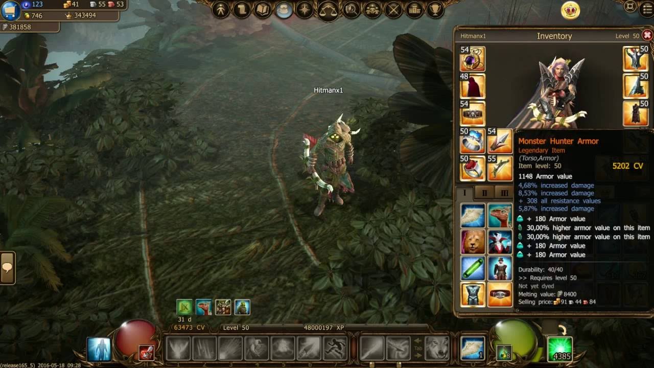 Drakensang Online-- my ranger stats