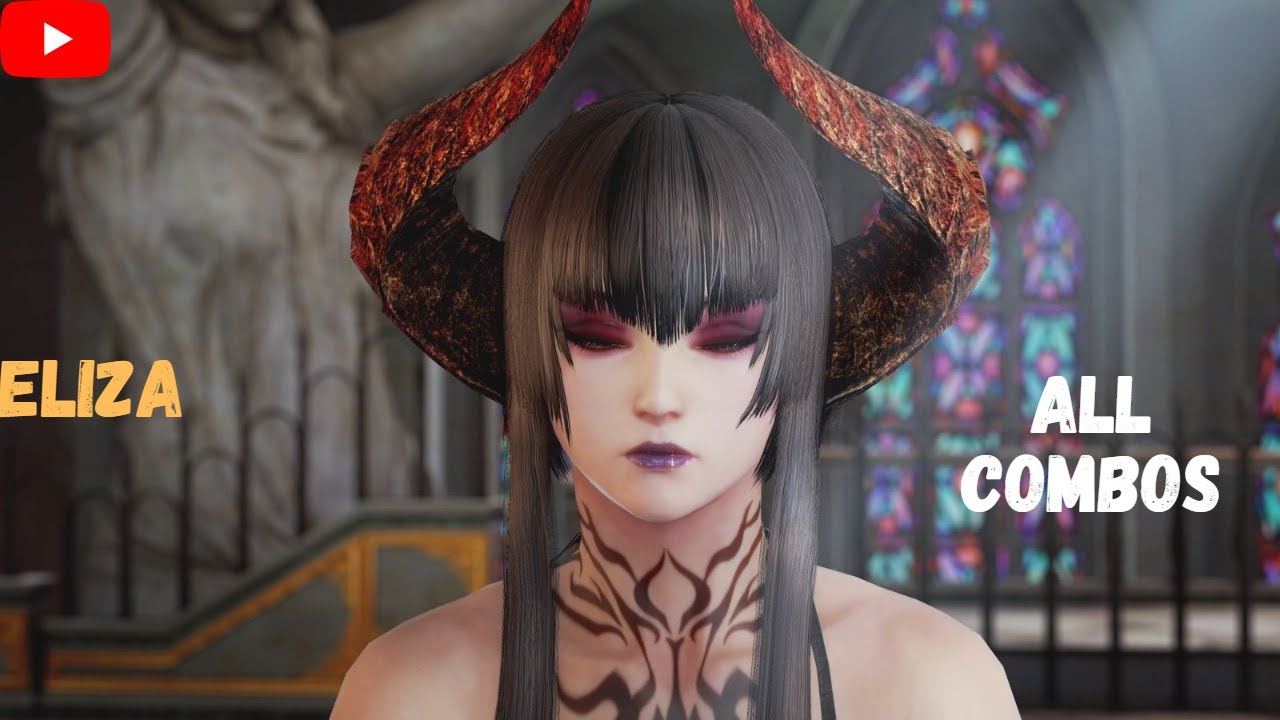 TEKKEN 7 - ELIZA - ALL COMBOS..!! 4K