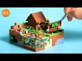 Tutoriel 01  faire minecraft farm village  asmr