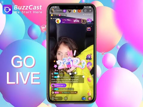 Choose the live streaming you like nearby in Buzzcast.