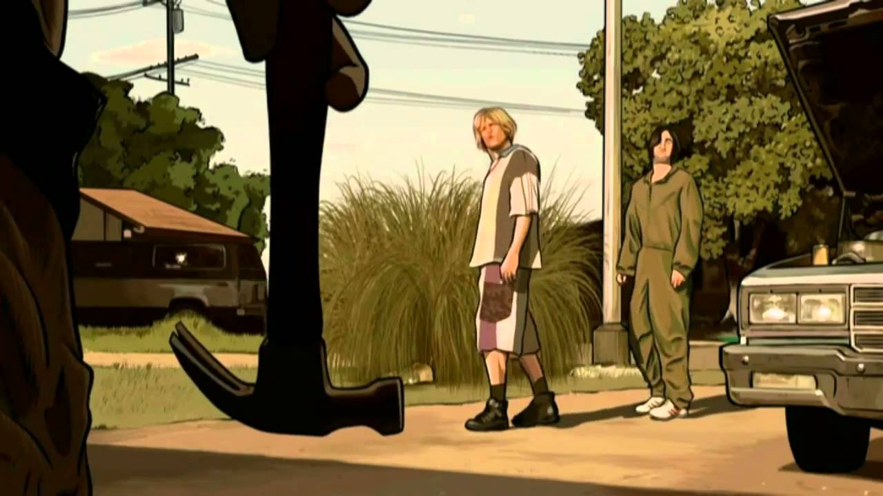 A Scanner Darkly Driveway Scene YouTube