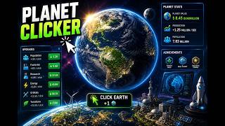 🌍 I Made an Earth Clicker Game From Scratch!