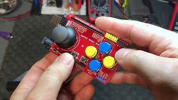 Joystick shield and nRF24L01+ tranceiver