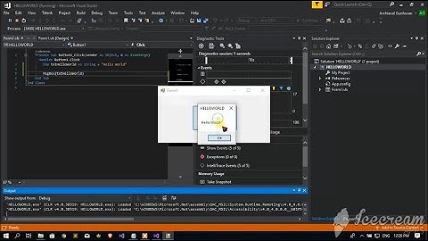 HOW TO CREATE HELLO WORLD IN VB.NET FAST AND EASY