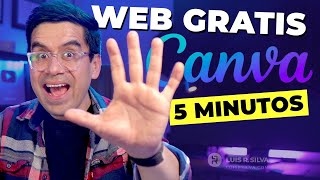 Cómo crear una Página Web GRATIS con CANVA 🚀 en 5 minutos ✅ 2024 by Luis R. Silva 196,236 views 1 year ago 5 minutes, 55 seconds