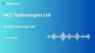 HCL Technologies Ltd Q2 FY2025-26 Verdienstconferentiegesprek