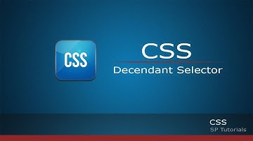 Descendant Selector in CSS- CSS selectors in hindi [part-]