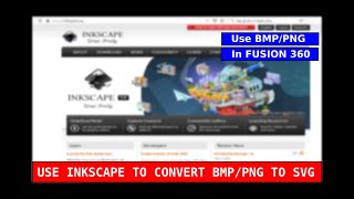 Creating an SVG file from a bitmap (BMP) in Inkscape for use in Fusion 360 and on the MPCNC