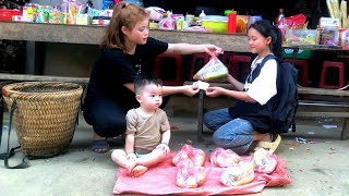 Harvest corn, boil it and sell it - Suddenly meeting Thanh at the school gate and a special gift