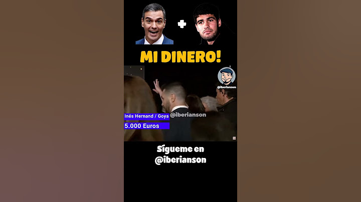 🥎 Lo de dinero de ALCARAZ y SÁNCHEZ en 30 segundos💸💸💸 #arcaraz #pedrosanchez #politica #iberianson