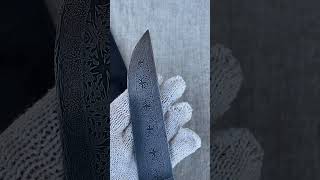 Очень красивый нож из дамаска #shorts #knife #ковка #handmade #своимируками  #short