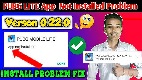 Pubg Lite 0.22.0 App Not Installed Problem || Pubg Lite Install Problem Fix | Pubg Lite Not Install