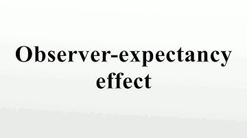 Observer-expectancy effect