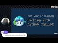 [GHW Hacking for Good]  GitHub Workshop