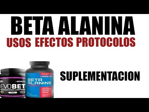 Efectos secundarios beta alanina Efectos secundarios beta alanina