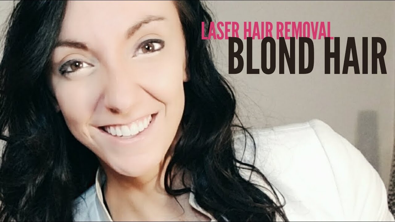blonde hair removal face