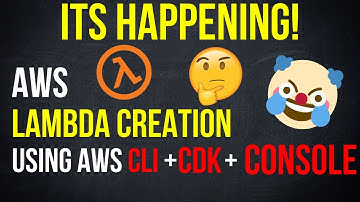 AWS LAMBDA EXPLAINED | CREATE LAMBDA USING AWS CONSOLE + CLI + CDK | AWS Tutorial | 10 MINUTES